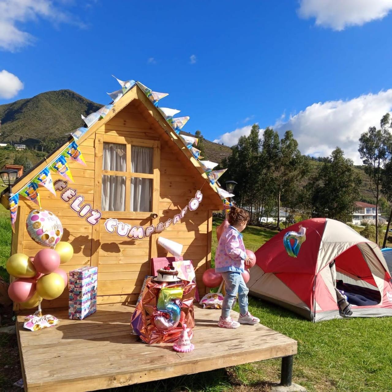 Camping Las Acacias Гуатавита Экстерьер фото